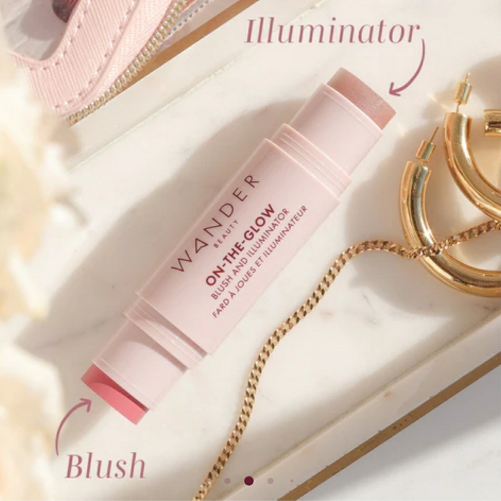 Wander Beauty On The Glow Blush & Illuminator Shade: Sienna Sunset~Nude Glow NWT